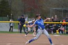 Softball vs Emerson  Wheaton College Softball vs Emerson College in game 2 of their doubleheader. - Photo by Keith Nordstrom : Wheaton, Softball